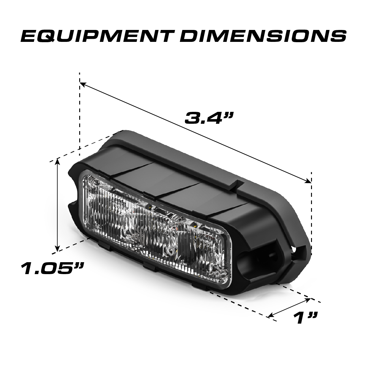 Feniex Q3 LED Surface Mount QUAD Color Module