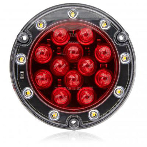 Maxxima 5.5" Round Hybrid Combination STT & Back Up LED Light