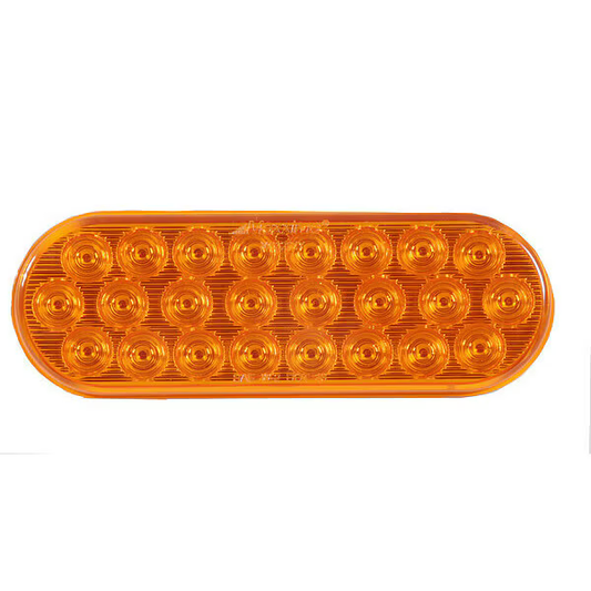 Maxxima 6" Oval Amber Turn & Warning Light Series 24 LED