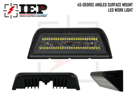 45 Degree Angled Surface Mount LED Work Light